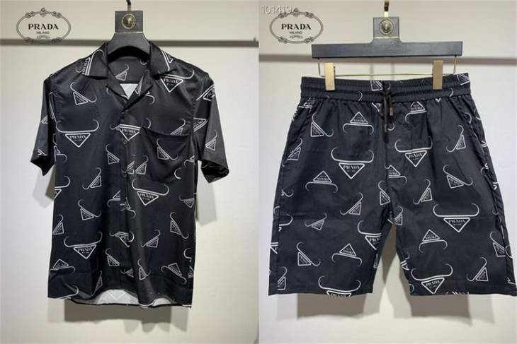 Picture of Prada Shirt Pant Suits _SKUPradaS-XXL12yn8324583